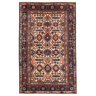 Oushak Cream Rug 4'3" x 6'11"