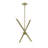 Marinke 4 - Light Dimmable Sputnik Modern Linear Chandelier-1408032466