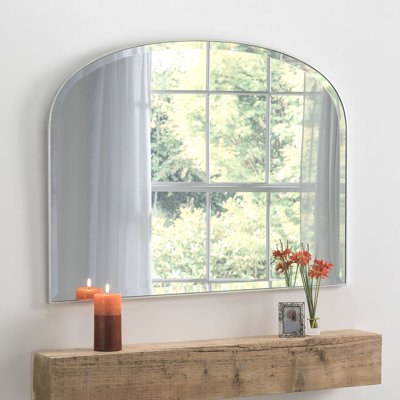 Drumourne Simple Arched Overmantle Mirror