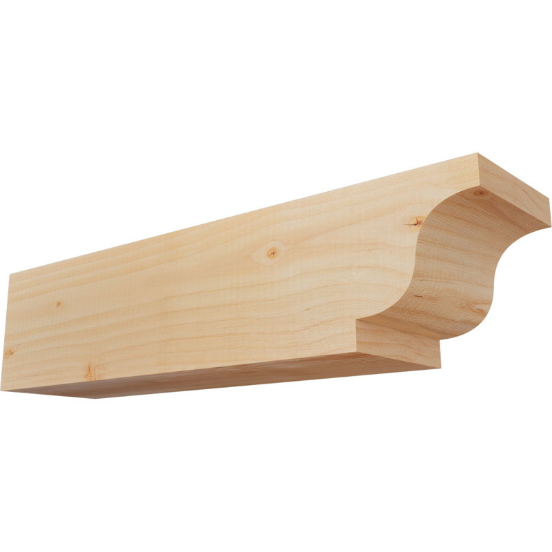 Queue de chevron lisse Newport, Sapin de Douglas, H 6 po x l 24 po x P 5,5 po