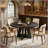 47 Inch Wood Dining Table Round Dining Table (Just 1Pcs Dining Table)-1880456939