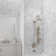 AquaRain 8-in Rain Showerhead Shower System with Adjustable Slide Bar and Multi-function Handshower