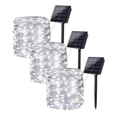65.6ft Solar Christmas Decorations String Lights Outdoor Waterproof Christmas Lights 200LED