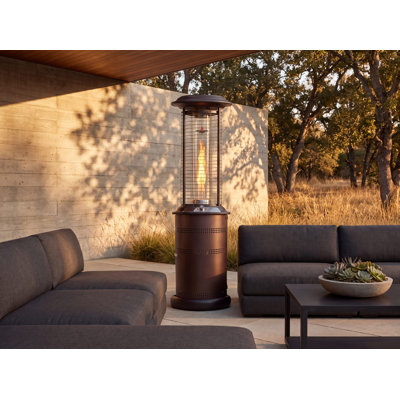 Chauffe-terrasse Lava Heat Italia Milano - Bronze héritage, propane liquide (paquet plat)