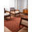 Bradford Hand Tufted Wool Eco-Friendly Area Rugs - Rectangle, Brown Orange Color, Geometric Modern Design, High Pile Thick Handmade Anti Skid Area Rugs for Living Room, Bed Room-21965540