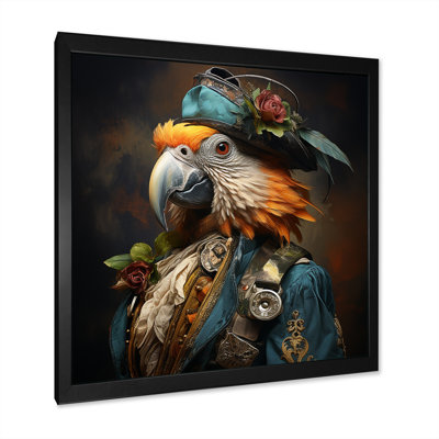 Pirates Parrot feathered buccaneer I - Pirate Wall Decor