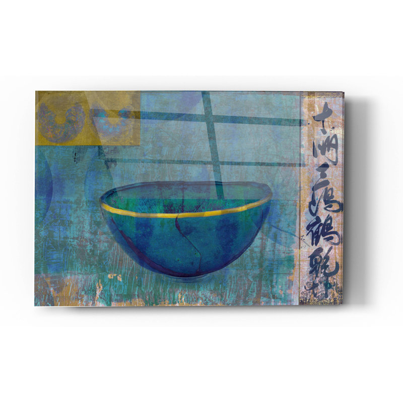 «Blue Bowl» par Elena Ray - impression non encadrée, H 12 po x l 16 po x P 0,12 po