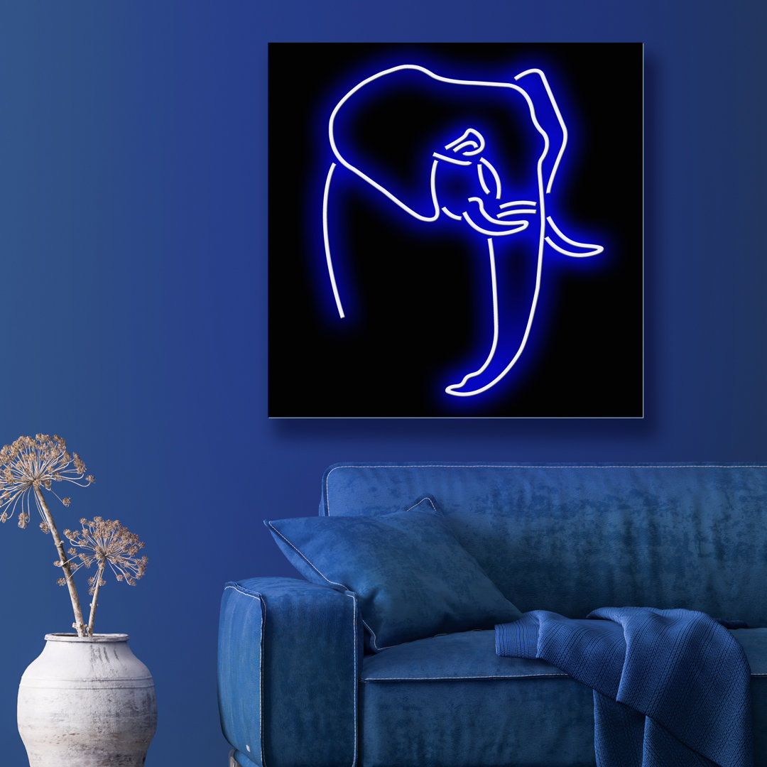 Neonschild Baby Elephant