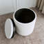 Ajanique 39cm Wide Solid Colour Footstool Ottoman with Storage