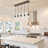 Paoli 5 - Light Kitchen Island Linear Pendant Light