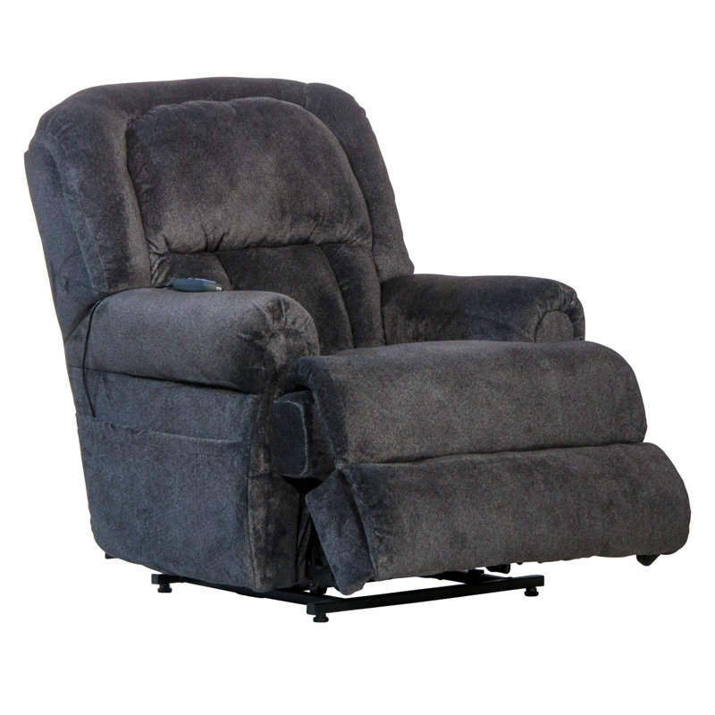 Fauteuil inclinable électrique Anariah, Polyester bleu