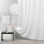 Rideau de douche blanc en tissu Boho-293832676