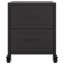 Anadalay 36cm W Steel Bedside Table-905989315