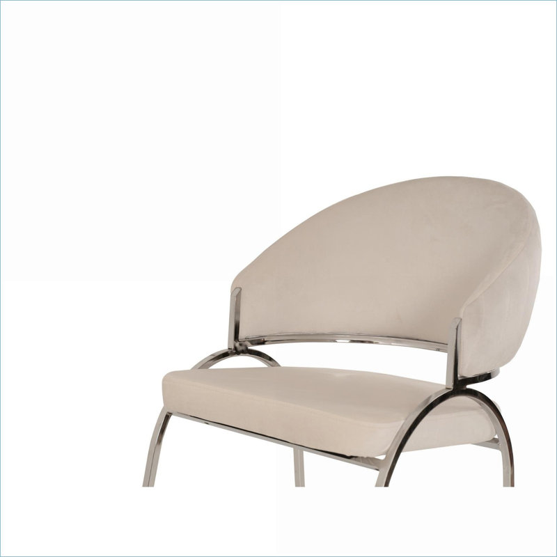 Fauteuil d'appoint Ruby Modern Pieds en acier