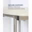 Banc de transfert blanc avec pieds Seachrome