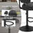 Set of 2 Ergonomic Swivel Bar Stools -476395651