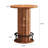 39.4" H Round Dining Table, Small Kitchen Bar Table with Footrest for Dining Room, Pub, Bar(Set of 2)-807631895
