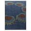 Tapis carré bleu marine