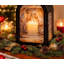 Lantern Holy Family Luke 2:14 16.5"H