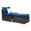 Ensemble de chaise longue avec coussins soleil Rousseau-1374091443