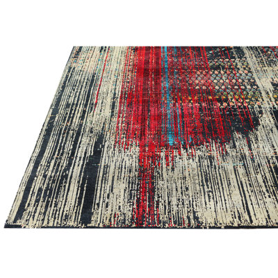Handmade Silk and Wool Area Rug
