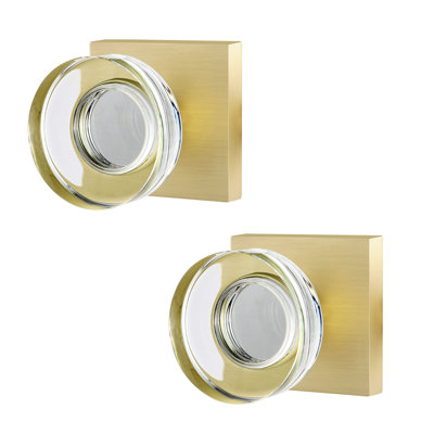 Faux boutons de porte en cristal Coolnews Retro Elegant Series