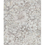 Eden Floral Texture 33' L X 21" W Wallpaper Roll