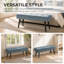 Corduroy Upholstered Bench