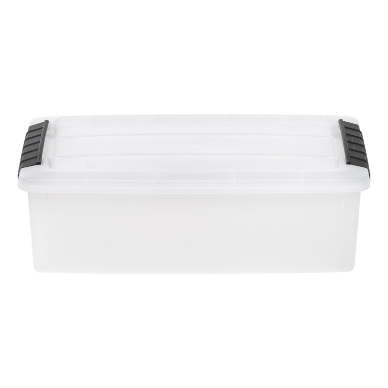 Contenant de rangement IRIS, Blanc naturel, H 4,45 po x l 8 po x P 14,1 po