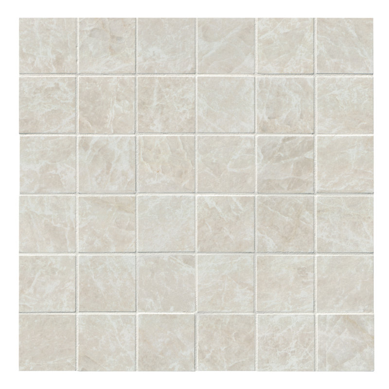 Carrelage de sol et de mur en porcelaine mate 2 po x 2 po Lucenta Ivoire