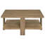 Ensemble de table basse et de table d'appoint Runnion Mango Brown 2 pièces (seulement avec table basse)