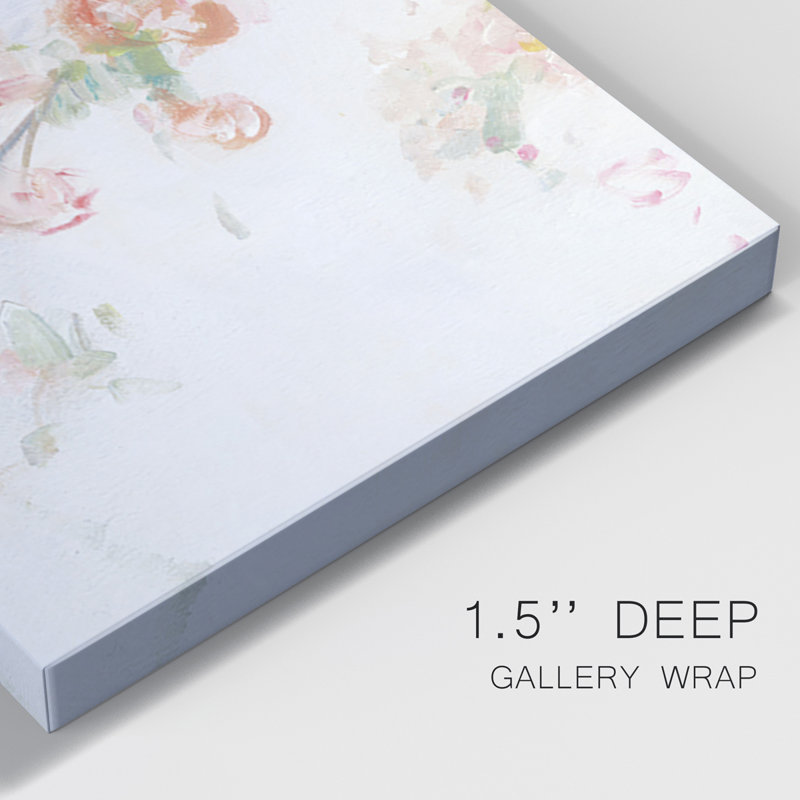 Cottage Sweet Song II - toile tendue avec châssis de qualité supérieure - prête à être accrochée, H 27 po x l 54 po x P 1 po