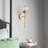 Aiden 1 - Light Dimmable Armed Sconce in Natural Brass-24559719