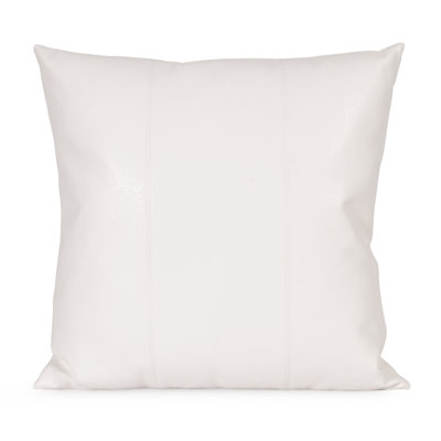 Coussin décoratif en similicuir