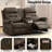 Manual Reclining Loveseat With Storage Console And Cup Holders-1935698363