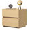 Commode empilable à 2 tiroirs, armoire de rangement polyvalente pour chambre à coucher, armoire de rangement pour le vestibule, table de chevet près de la commode de table, 15,8 po, chêne