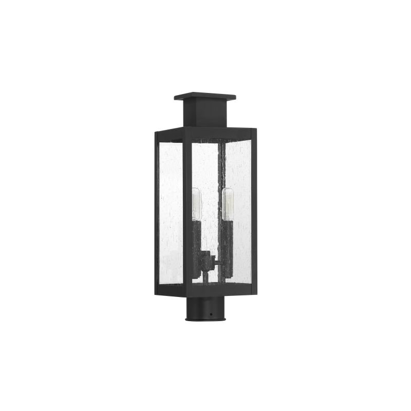 Lanterne murale d'extérieur 3 lumières Savoy House Ascott en noir mat