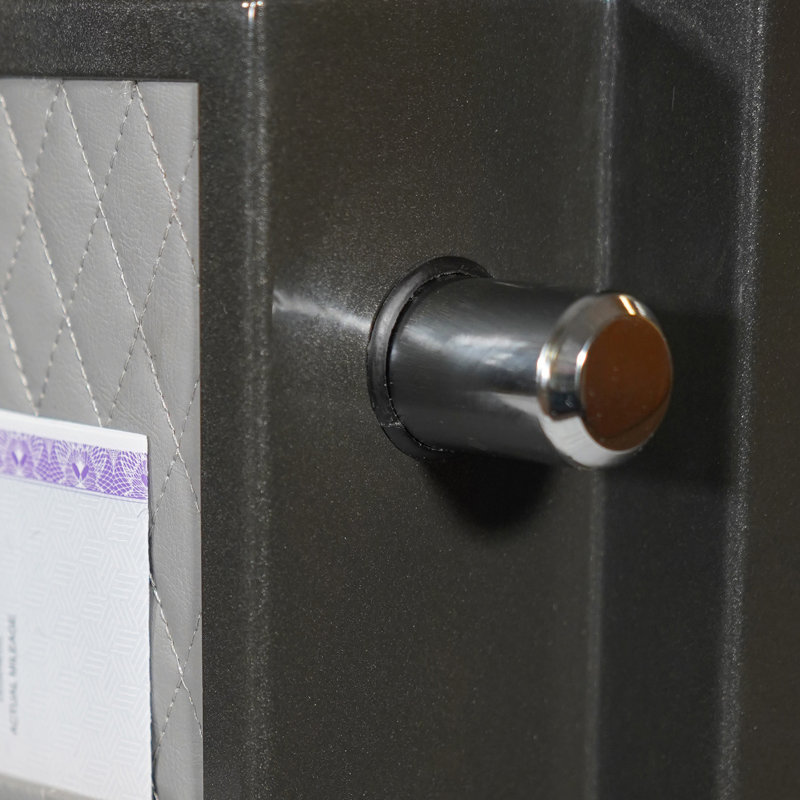 23" Black Steel Fireproof and Waterproof Digital Safe