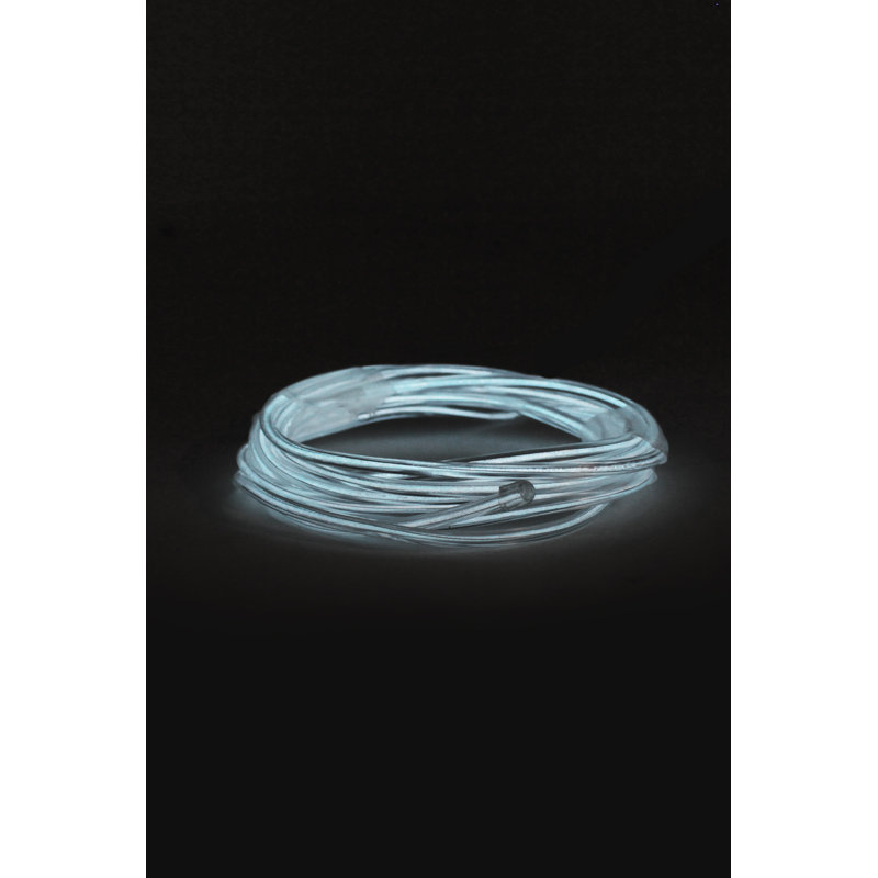 Guirlandes lumineuses d’extérieur 1 pi Samina, Blanc