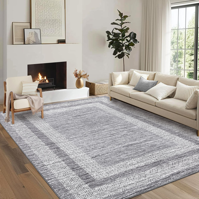 Tapis Lavable à la machine Randolph, Rectangle 9 pi x 12 pi