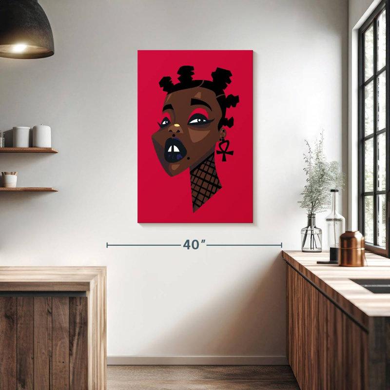 Femme Leisha Afro Punk, H 39 po x l 26 po