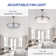 Aadvik 42" Retractable Ceiling Fan with LED Lights and Remote, 6-speed Reversible Fan