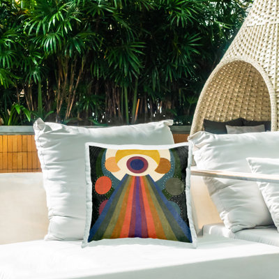 Coussin extérieur Spiritual Eye with Rays