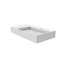 Lavabo de salle de bain mural rectangulaire 36 "avec drain dissimulé Juniper - blanc, avec trou pour robinet-1262523392-1262523395