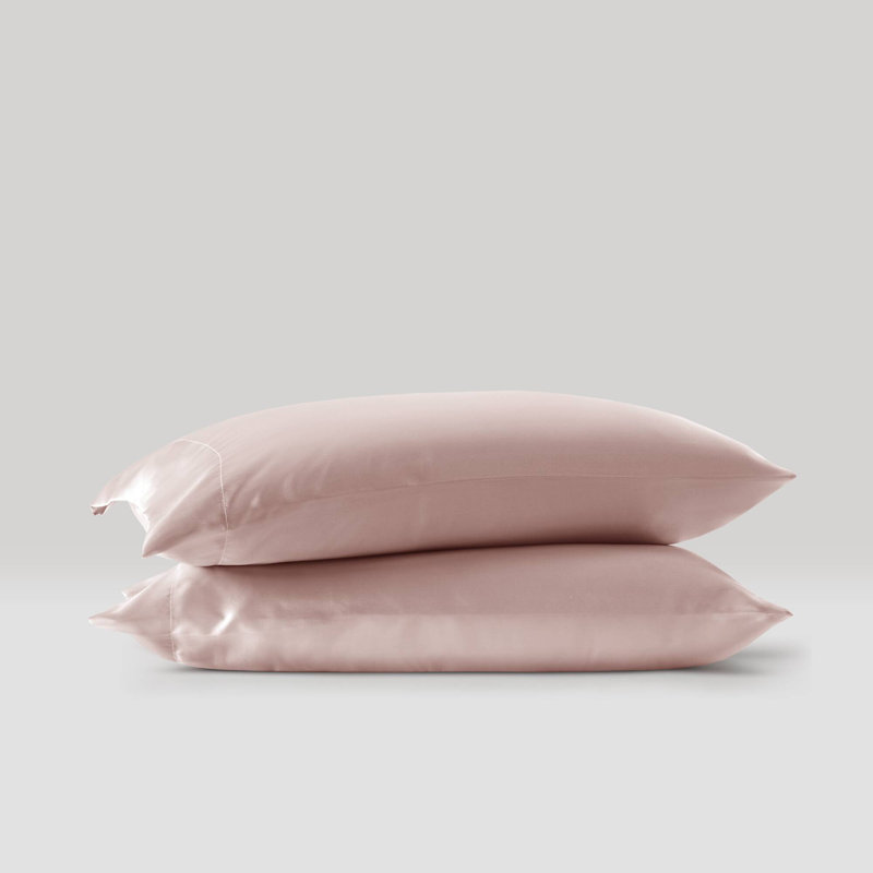 Teal Satin Standard/Queen Pillowcases Set of 2