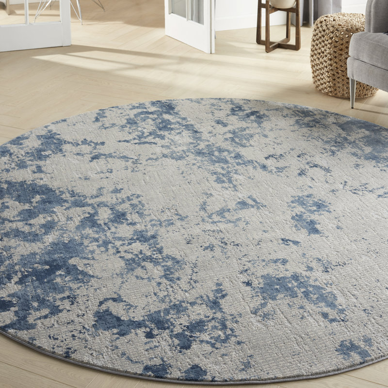 RUSTIC TEXTURES - Area Rug, Round 5'3"