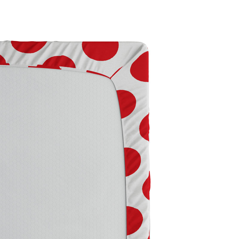 Microfiber Geometric Fitted Sheet, Full Fitted Sheet