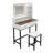 Makeup Vanity With LED Lighted Mirror