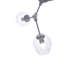 Kane 5 - Light Silver Geometric Pendant