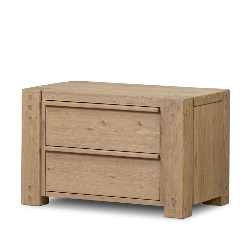 Emmer Nightstand-Aged Smoked Oak